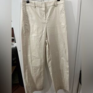 JCrew Petite full-length Sydney wide-leg pant in lightweight chino (size 2P)